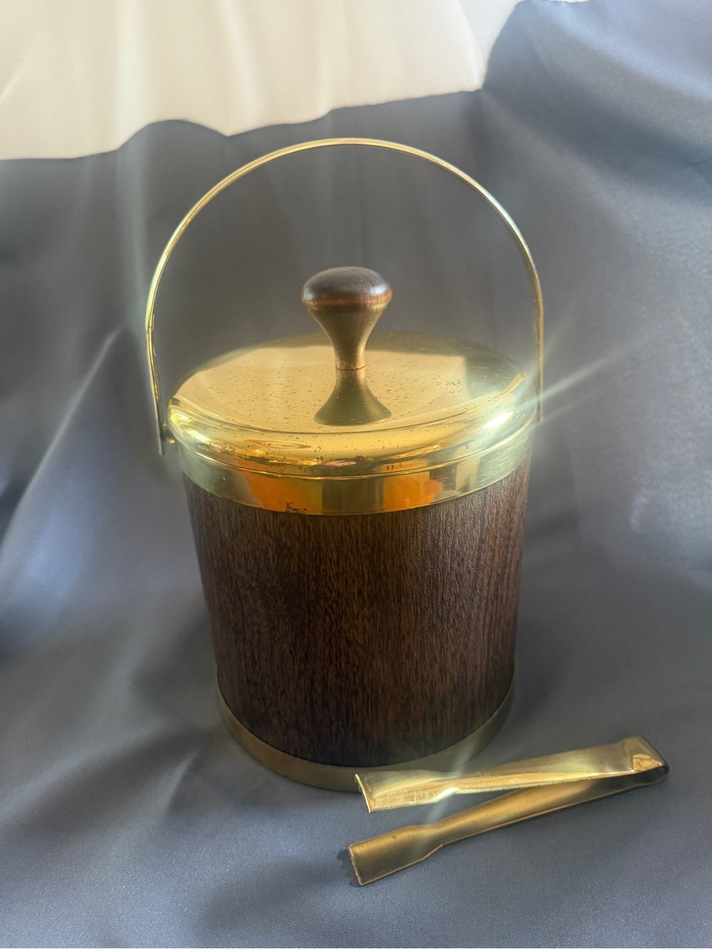 MCM Barware Ice Bucket vintage set